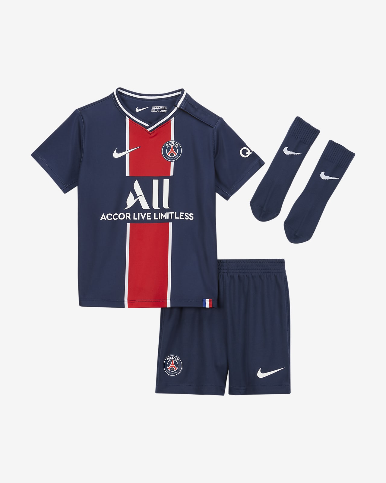 Paris Saint Germain 2020 21 Home Set Fur Babys Und Kleinkinder Nike Be