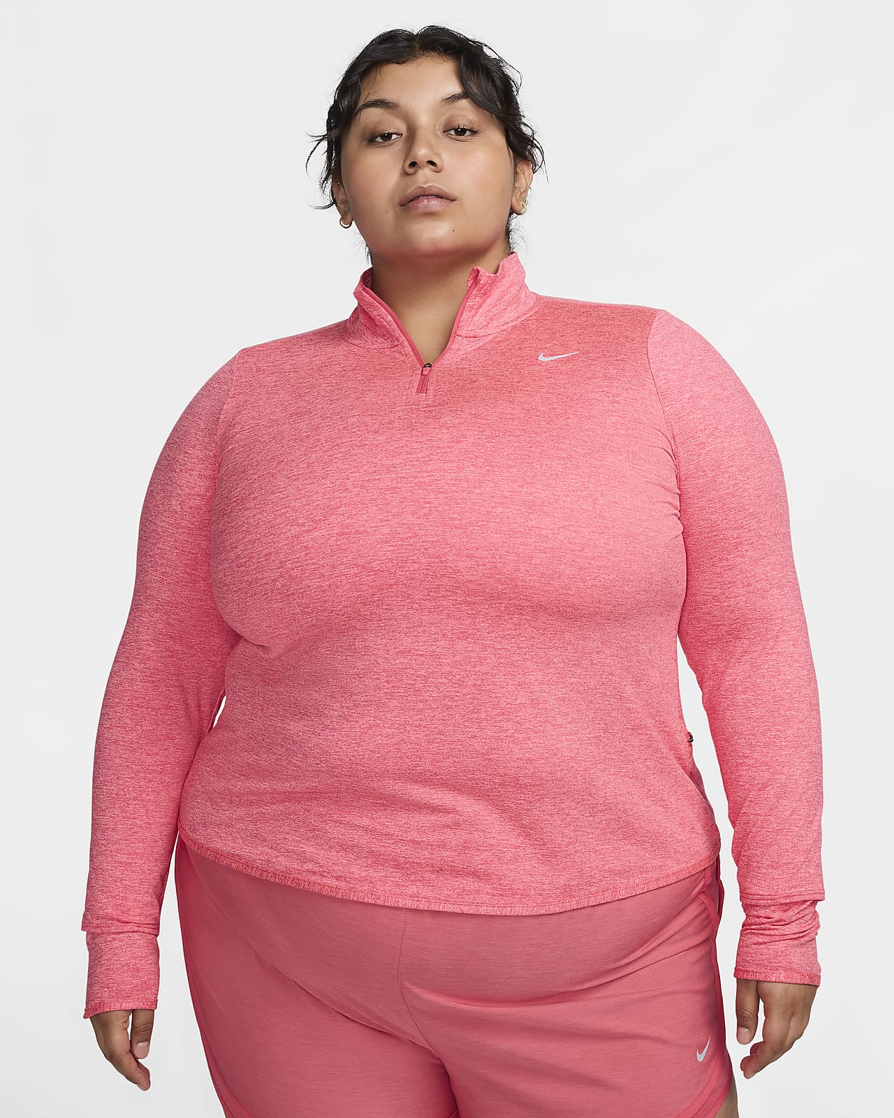 Nike Dri-FIT Swift Element UV Women's 1/4-Zip Running Top (Plus Size)