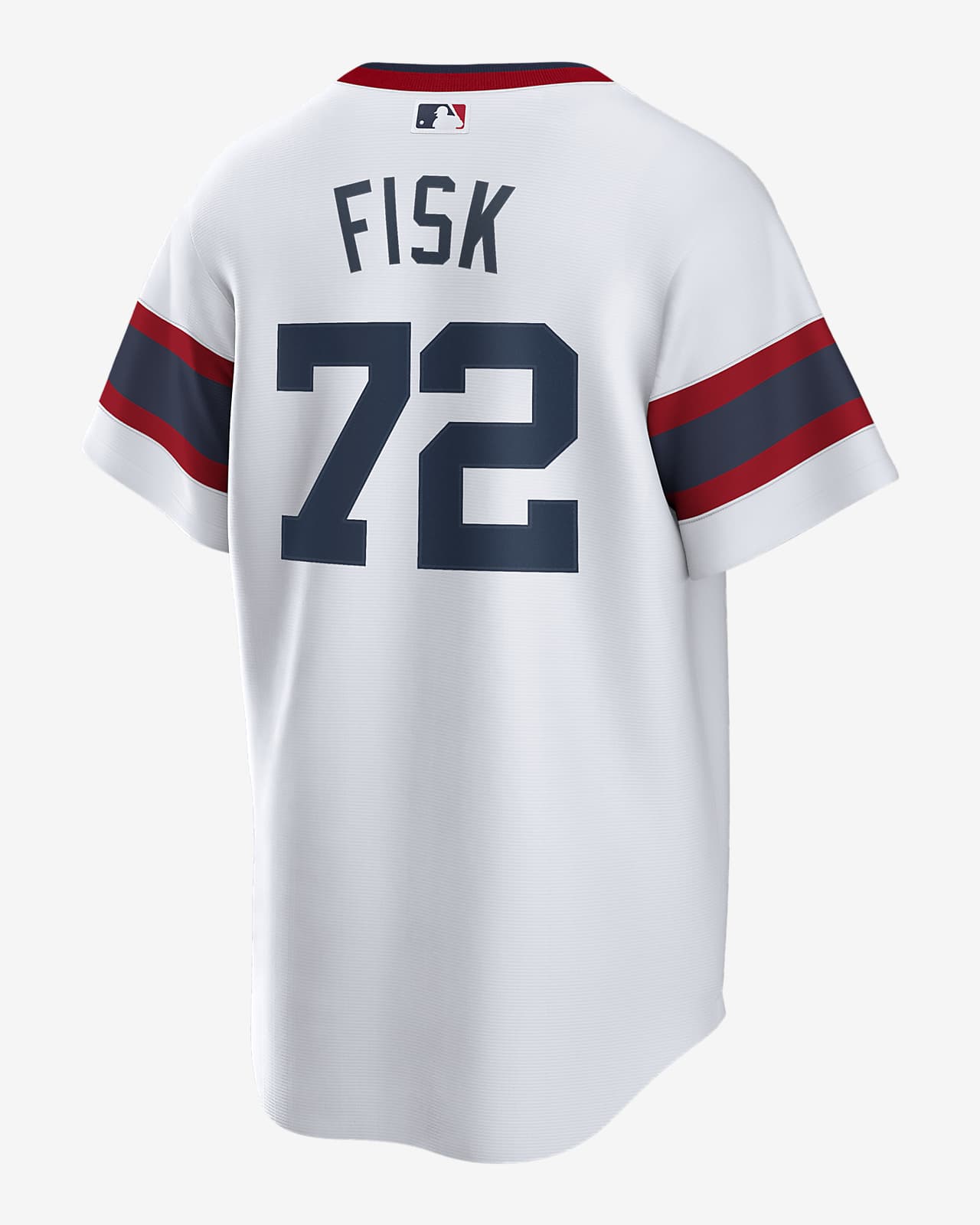 MLB Chicago White Sox (Carlton Fisk) Men's Cooperstown Baseball Jersey. Nike