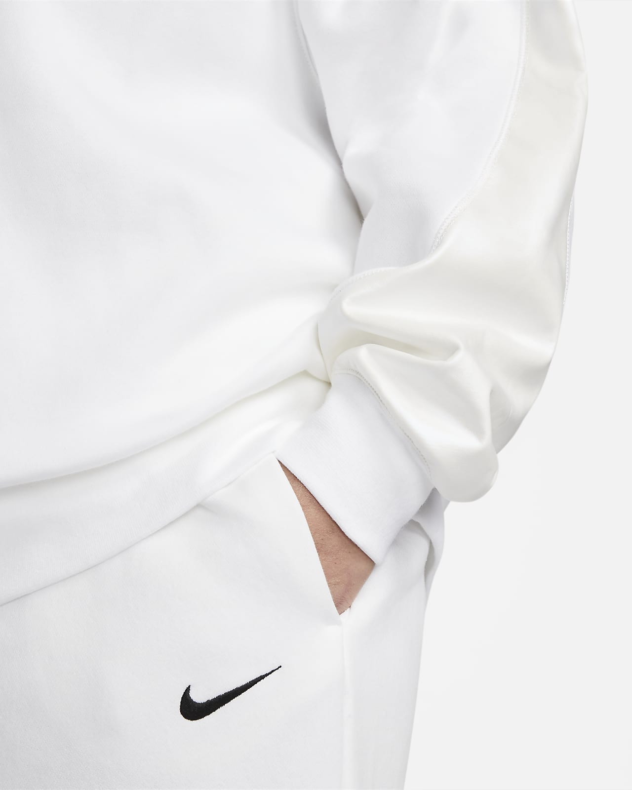 nike graphic hoodie white