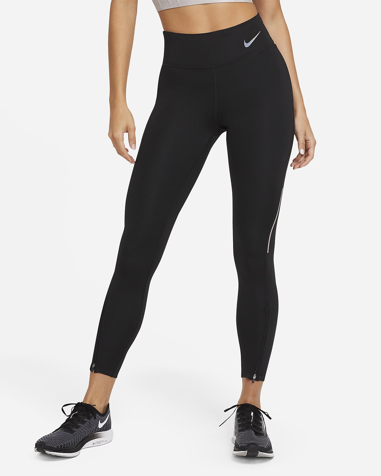 Nike Epic Faster 7/8-hardlooplegging met halfhoge taille en zak voor dames