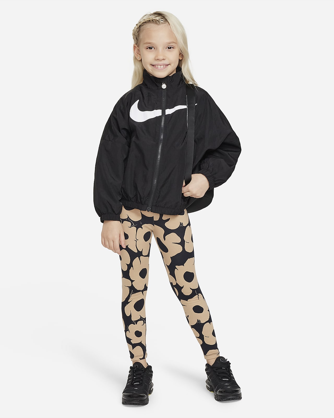 Floral hotsell nike tights