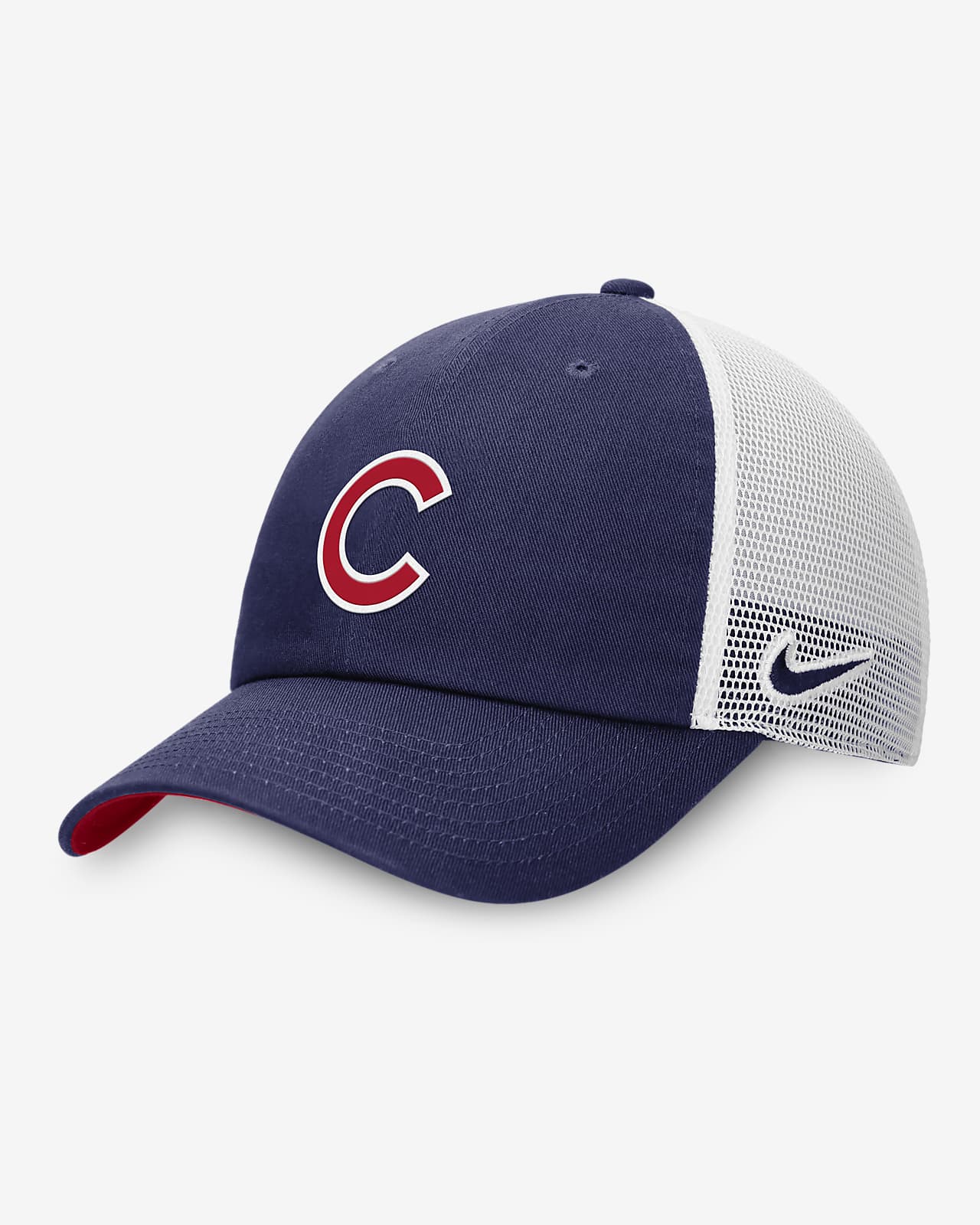 Chicago Cubs Heritage86 Men\'s Nike MLB Trucker Adjustable Hat.