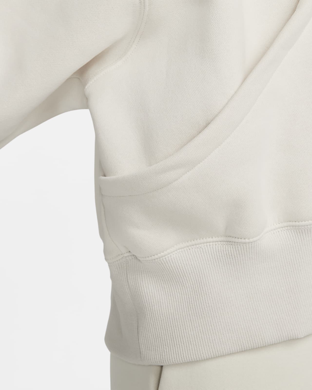 Nike WMNS Phoenix Fleece Over-Oversized Pullover Hoodie White