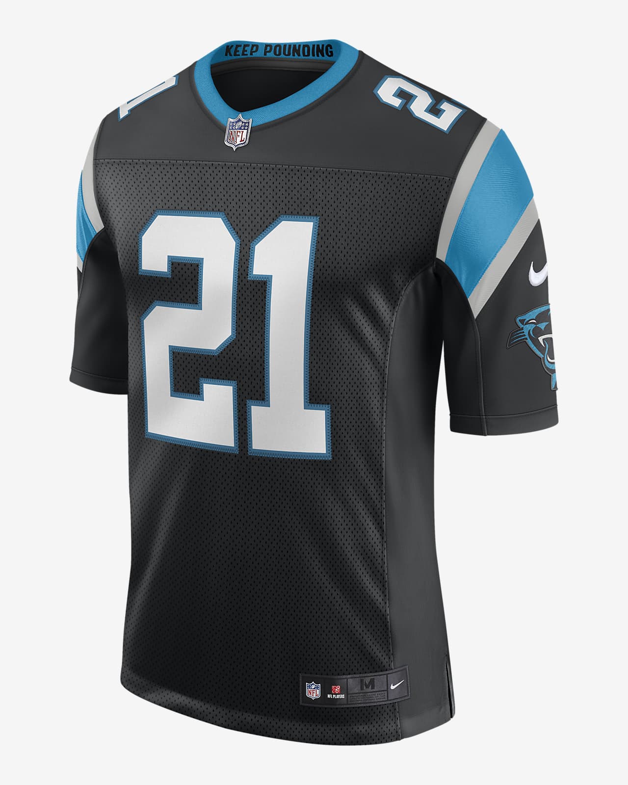 Youth Nike Christian McCaffrey Silver Carolina Panthers Inverted Team Game  Jersey