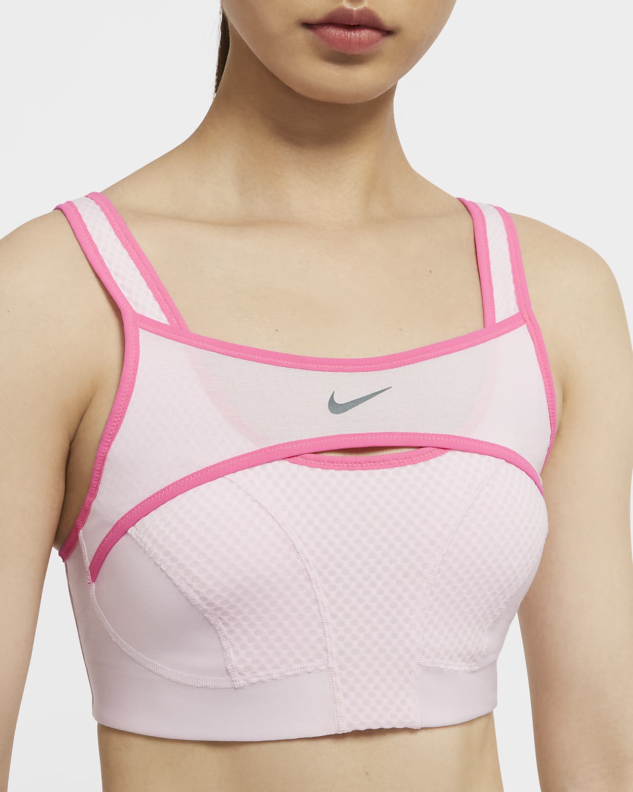 nike alpha bra pink