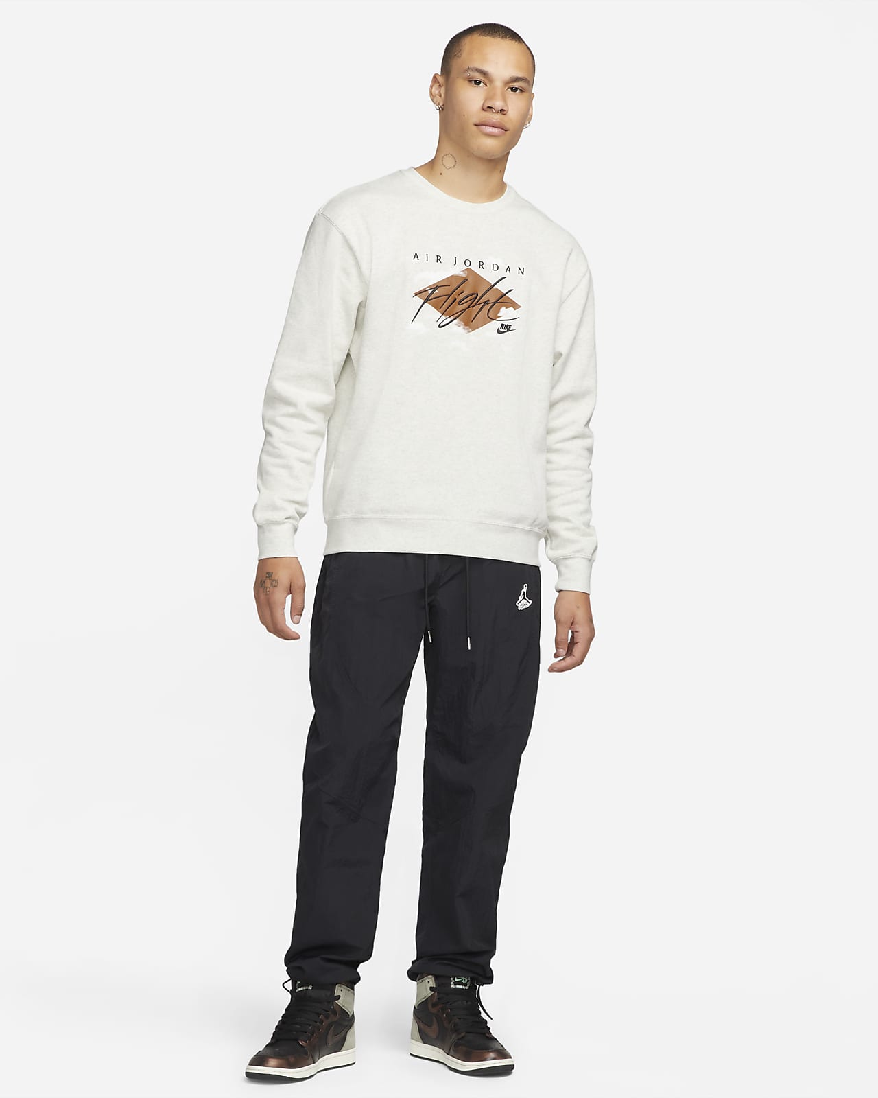 Felpa a girocollo in fleece Jordan Statement Essentials - Uomo. Nike IT