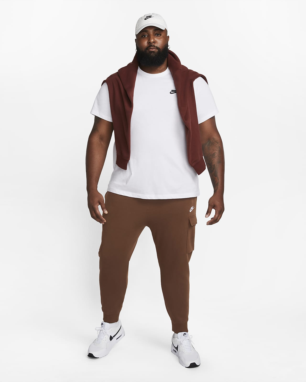 Nike Men's Premier Fleece Open Bottom Sweatpants Warm-Up Pant Lounge Sweats  (M)
