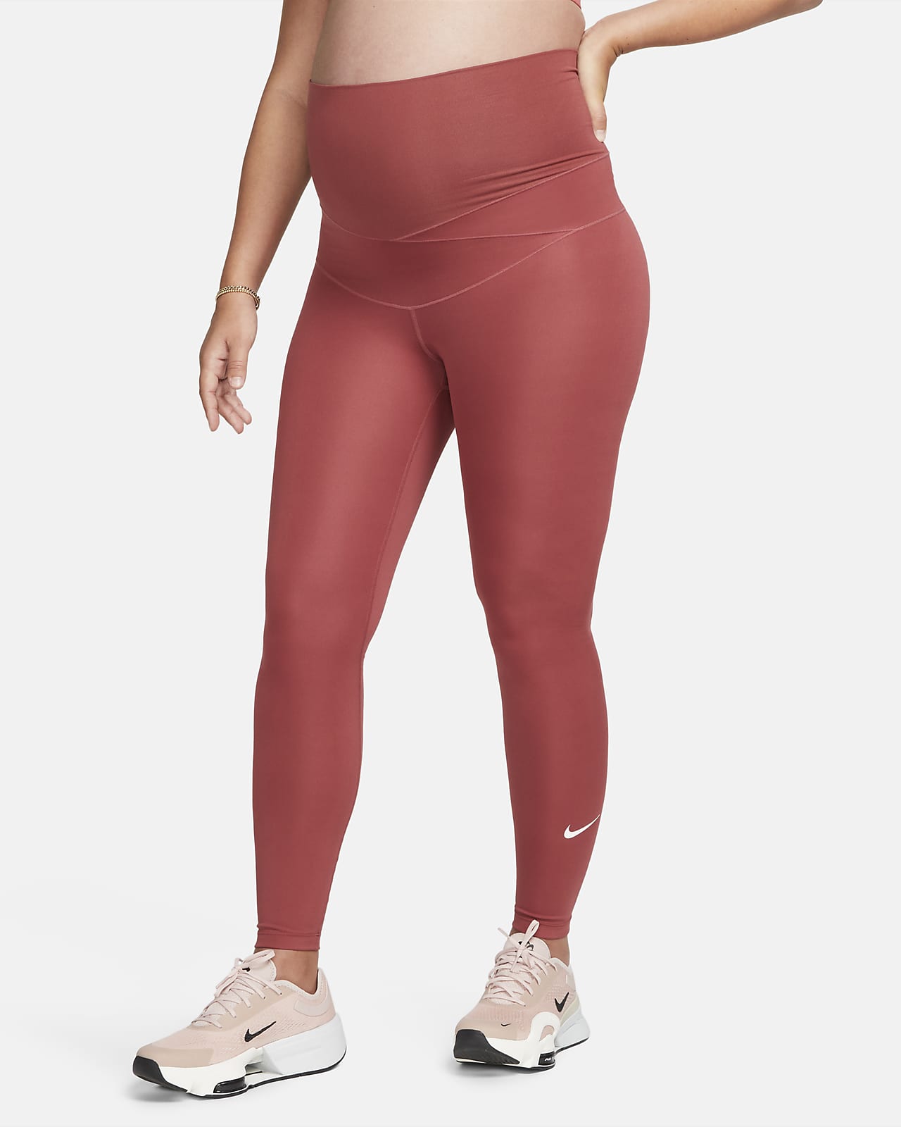 Nike One (M) Women's High-Waisted Leggings (Maternity). Nike UK