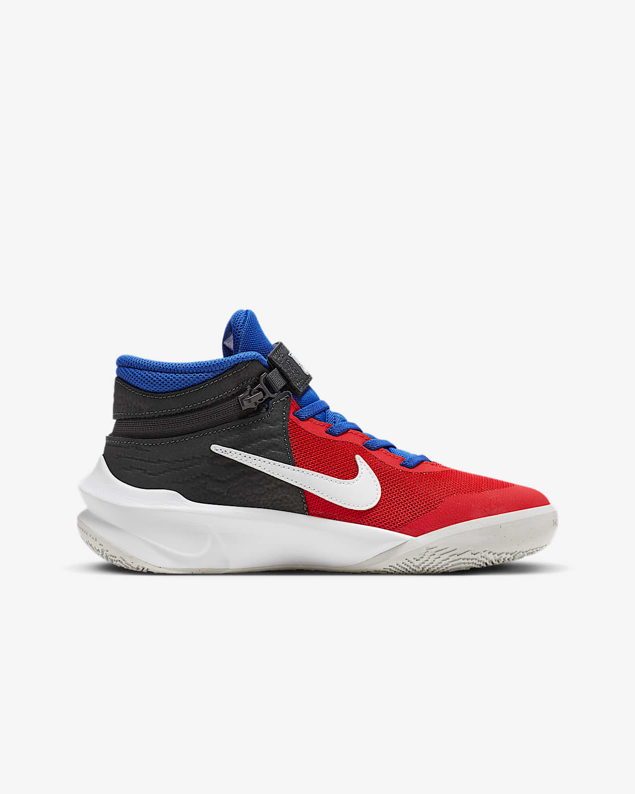 nike team hustle red and black