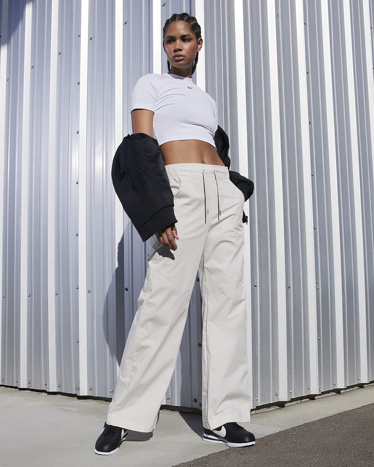Nike cortez on sale womens ootd