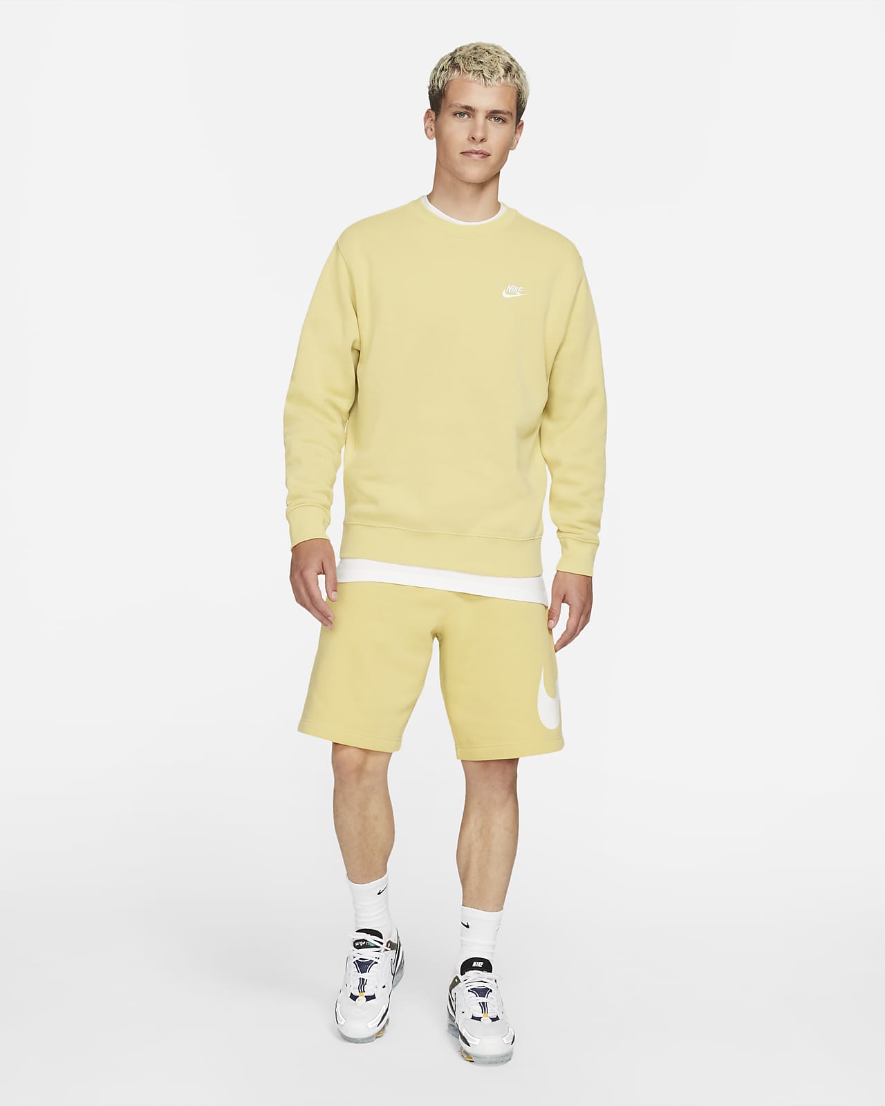 nike sportswear club women's fleece crew