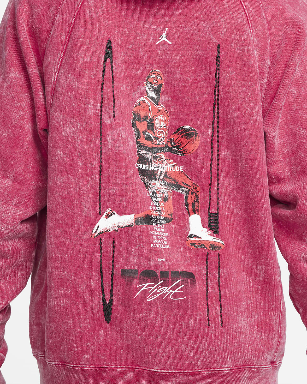 Jordan Flight Heritage Men's French Terry Pullover Hoodie. Nike LU