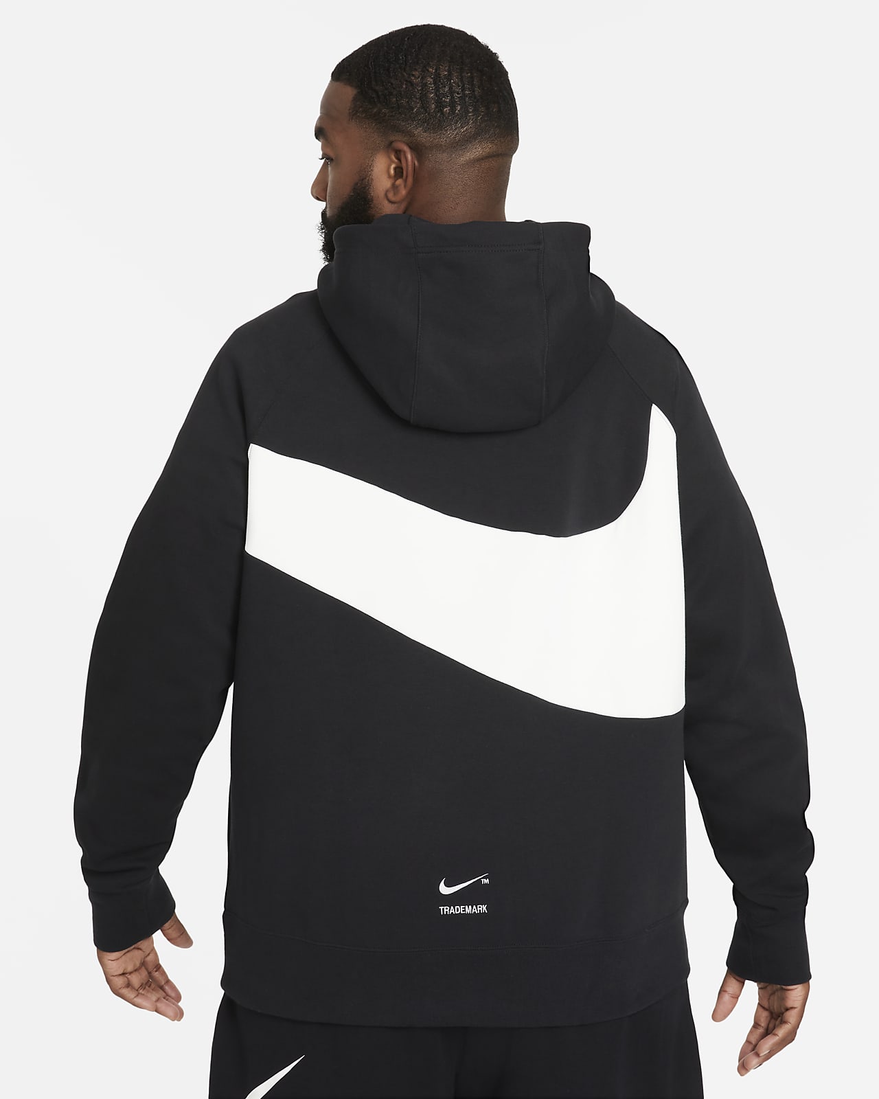 nike sportswear fleece swoosh hoodie