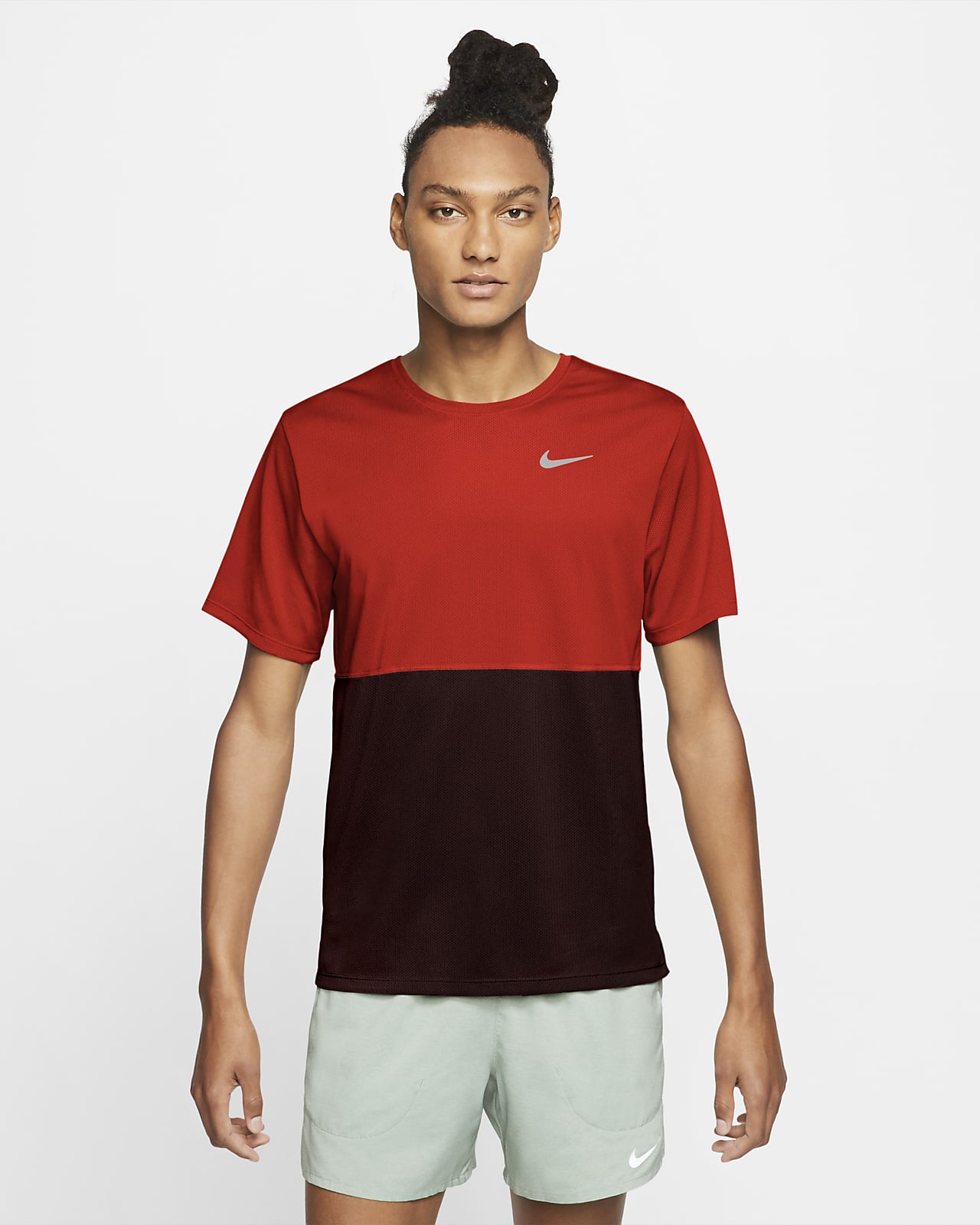 nike breathe running top