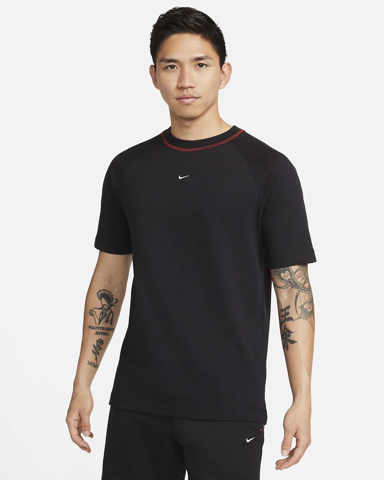 black nike football top