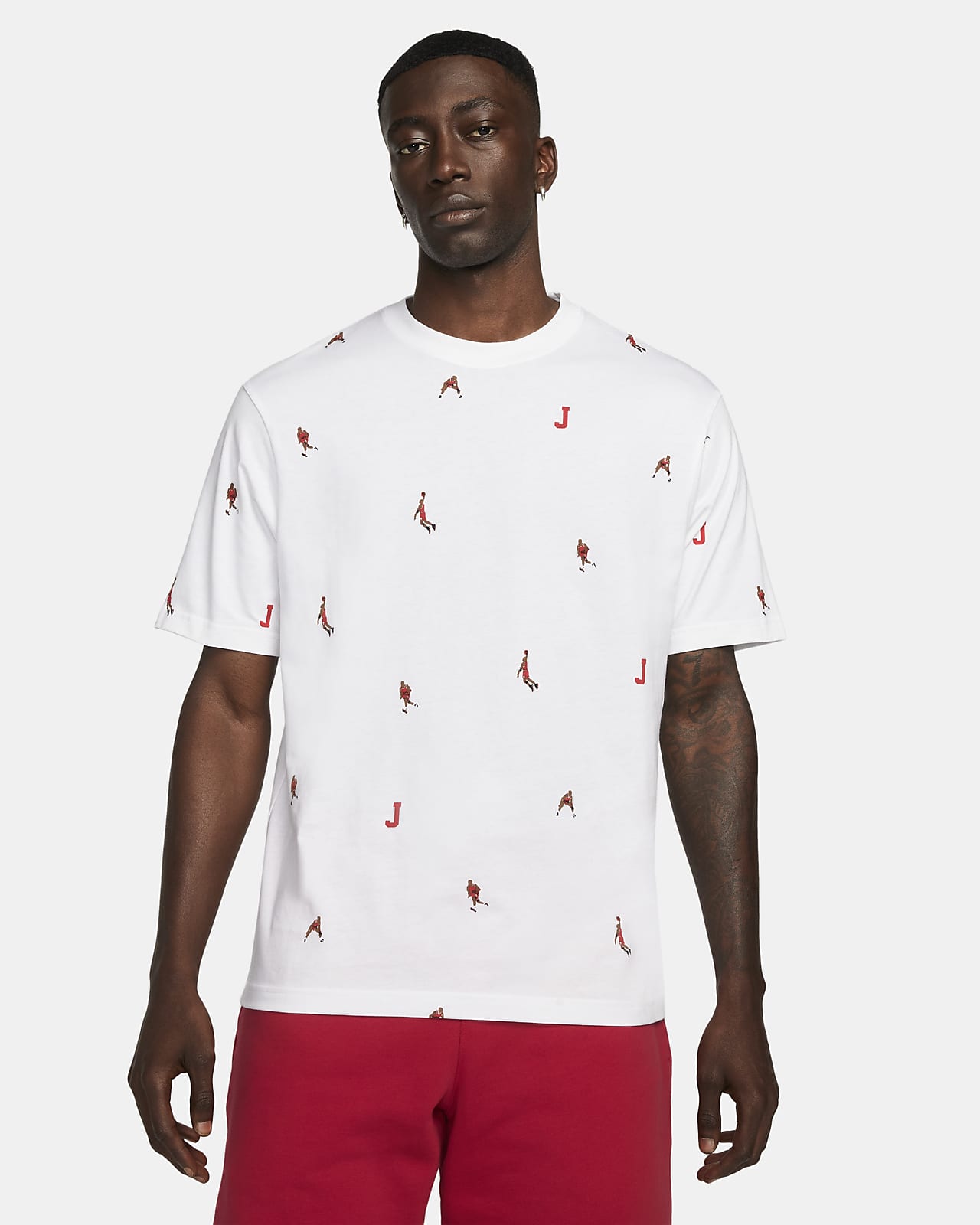 Jordan Brand Festive Men's Short-Sleeve All-over Print T-Shirt