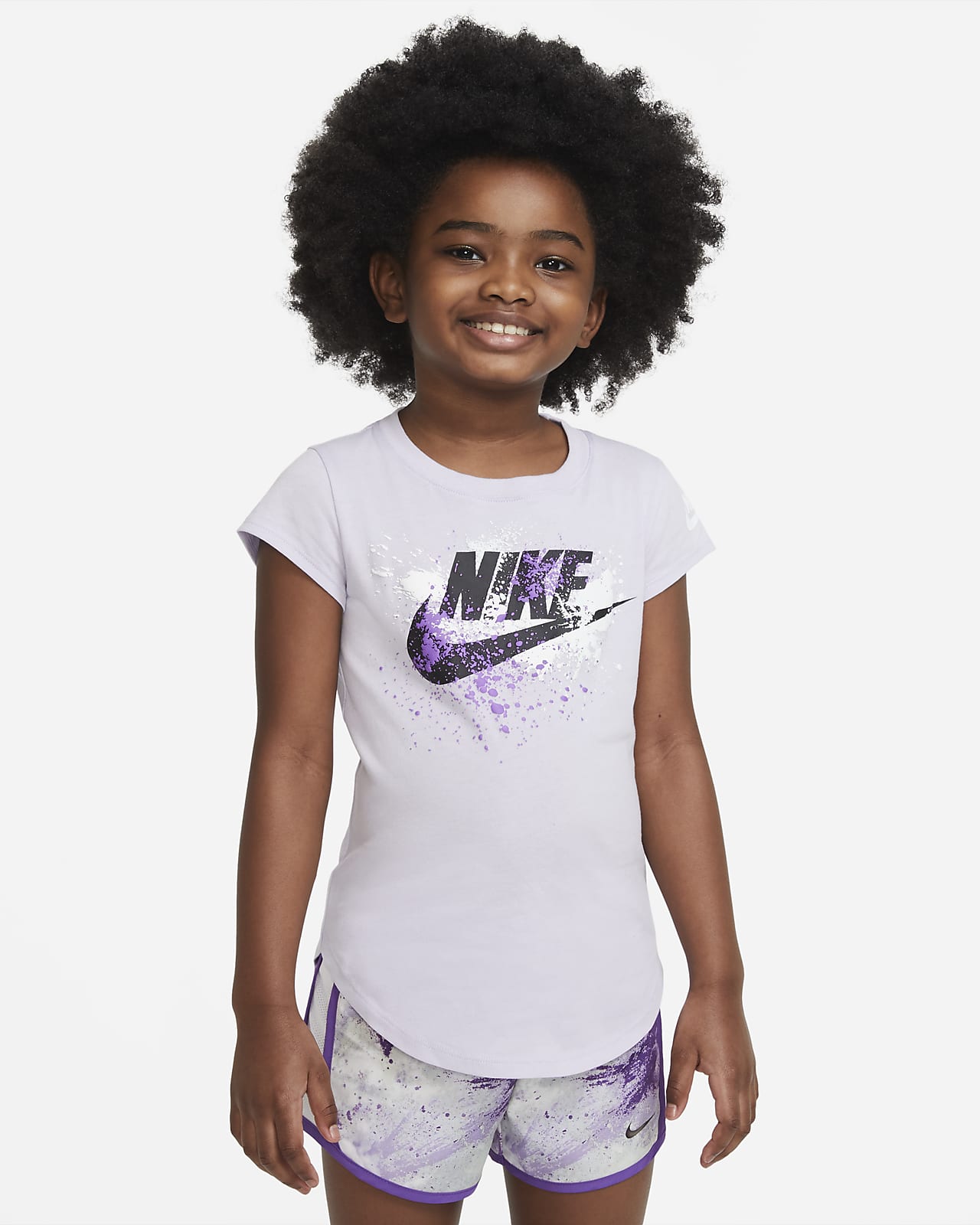 kids purple nike shirt