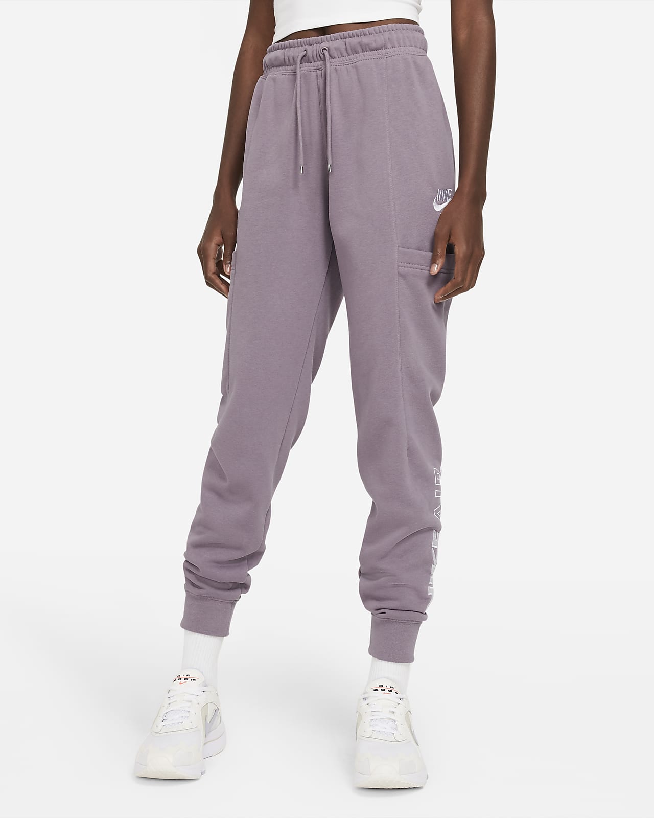 nike air fleece joggers womens