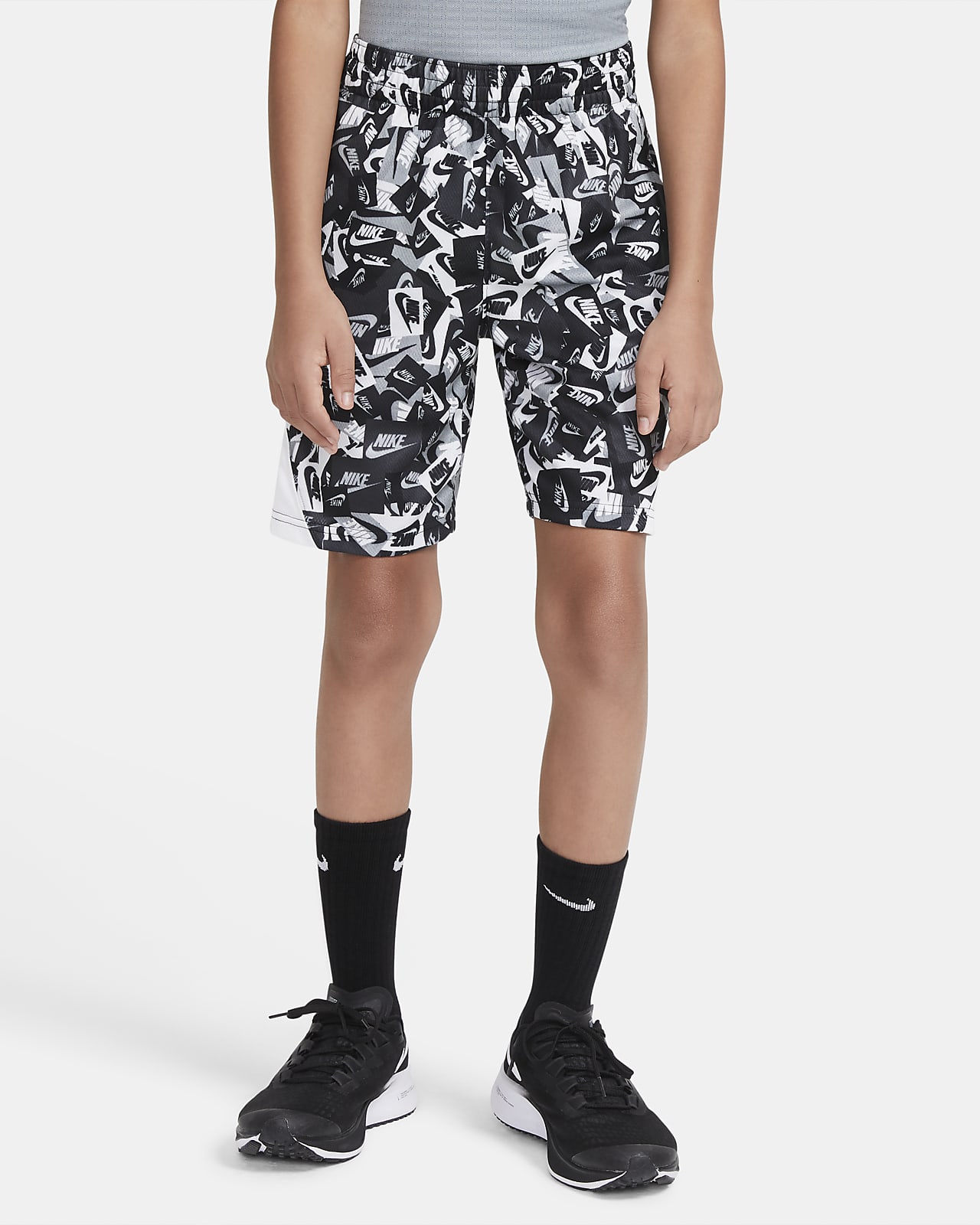 Nike Big Kids' (Boys') Printed Basketball Shorts