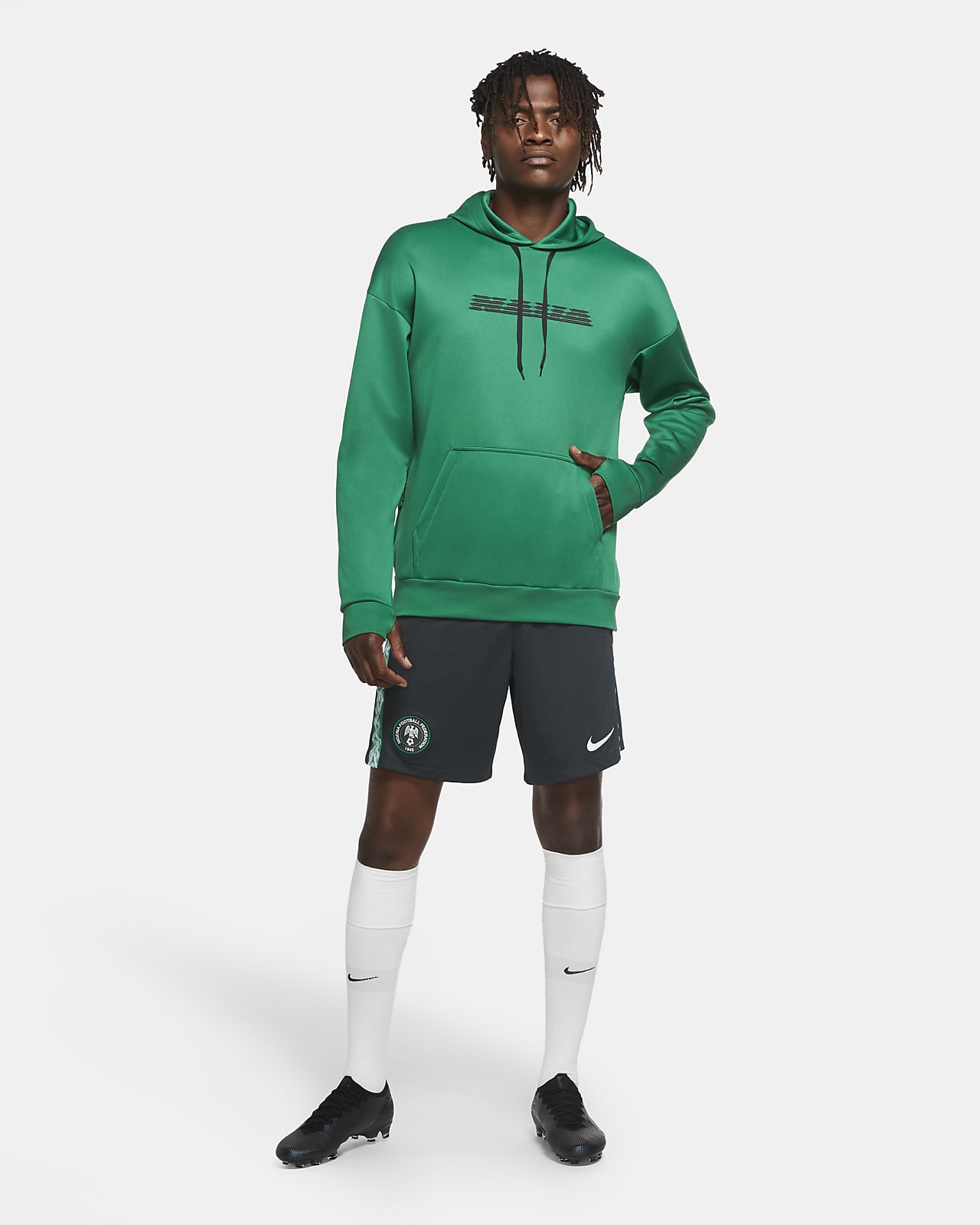 Felpa da calcio pullover con cappuccio Nigeria - Uomo. Nike IT