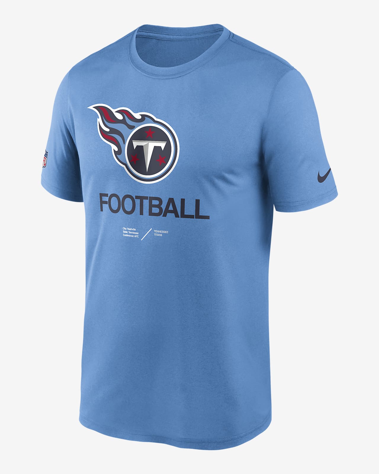 Nike Team Incline (NFL Tennessee Titans) Men's T-Shirt.