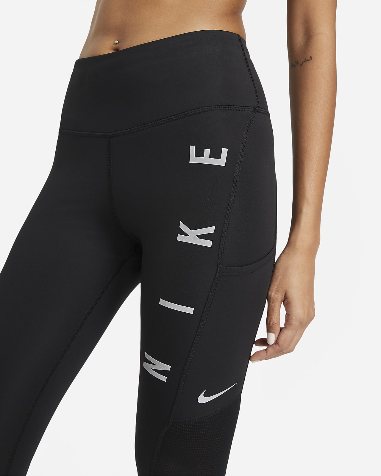 Nike Epic Fast Run Division Women's Mid-Rise Running Leggings. Nike RO