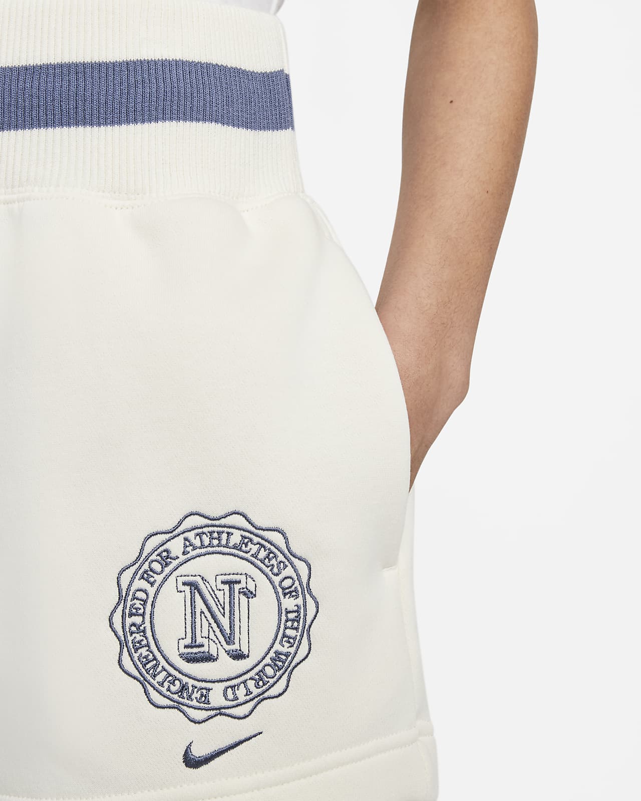 Women's nike sportswear heritage fleece shorts on sale
