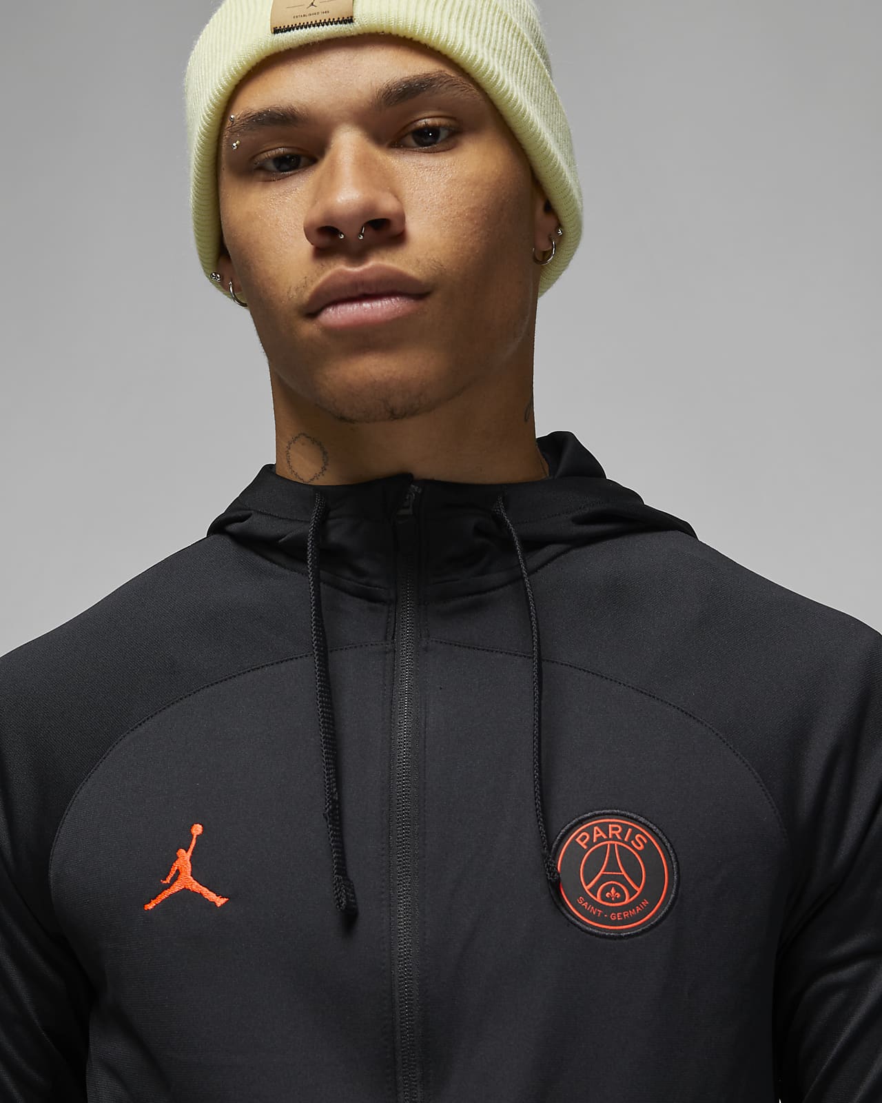 Paris Saint-Germain Strike Men's Nike Dri-FIT Knit Football Tracksuit ...