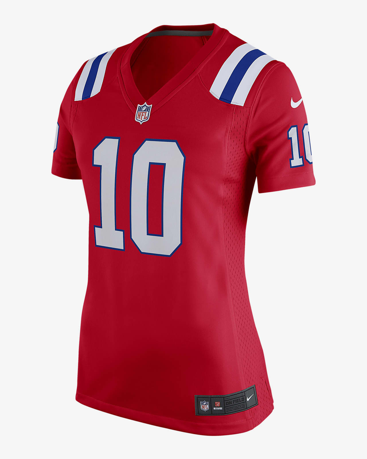 NFL New England Patriots (Mac Jones) Women's Game Football Jersey