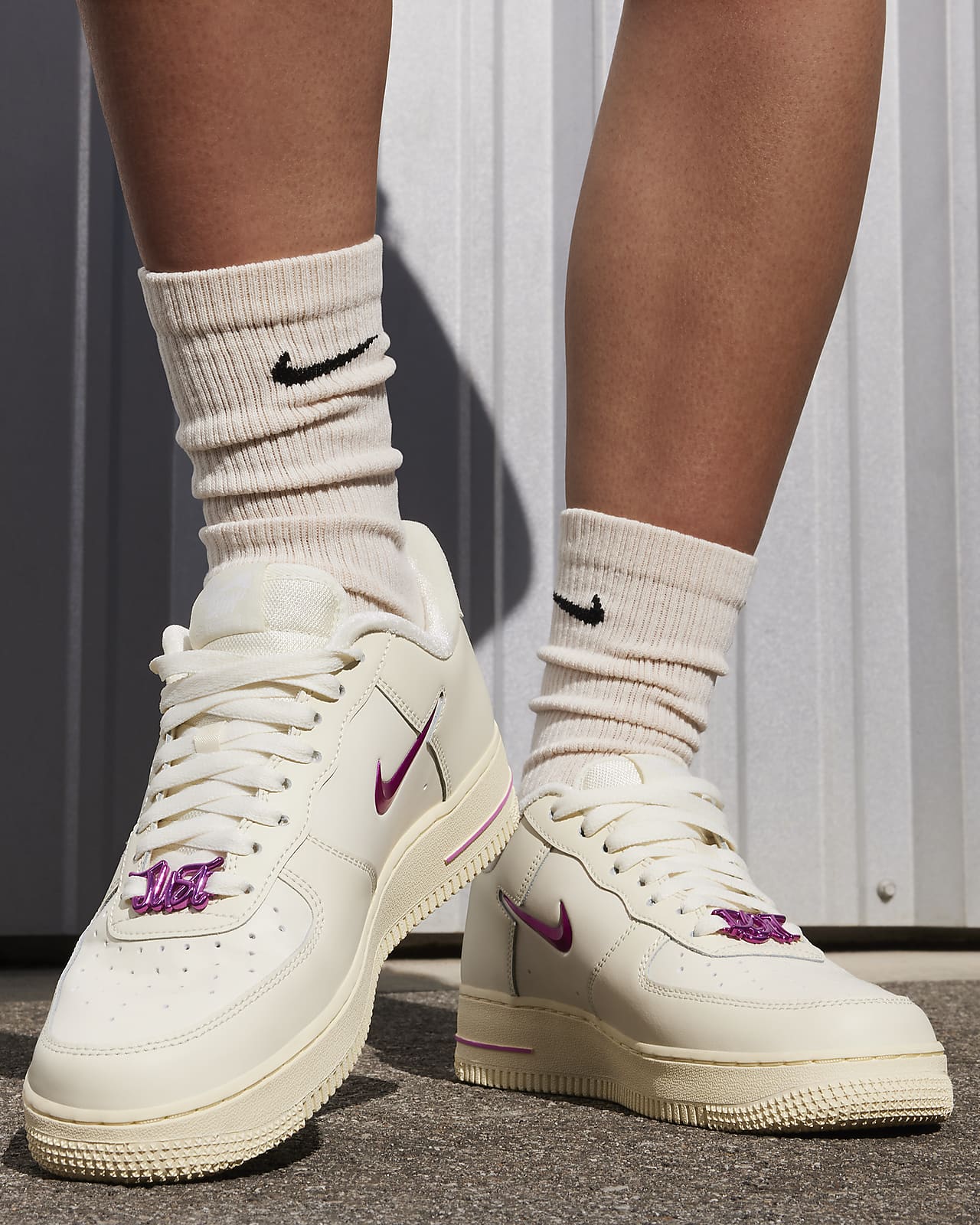 Staying ahead in style with the flawless fusion of comfort and trend. The  Nike One DF leggings paired with the iconic Nike Air Force 1 07