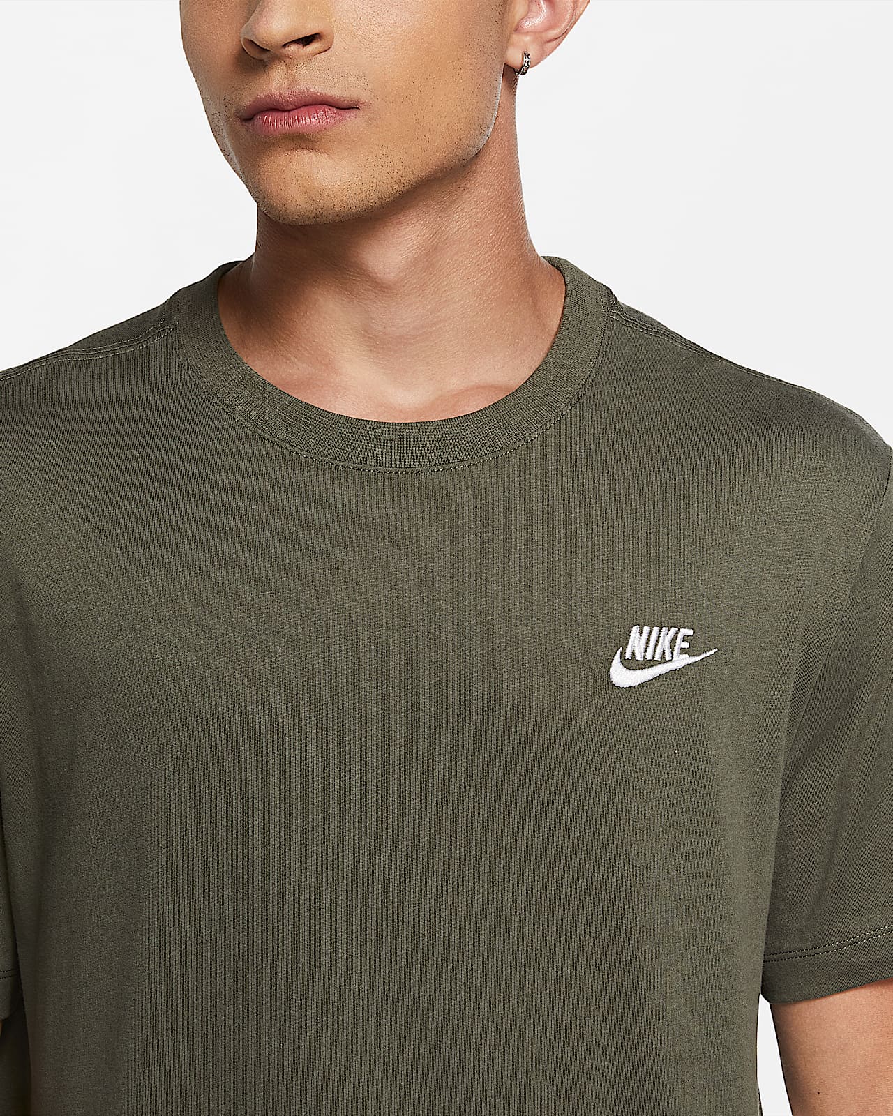 mens nike club t shirt