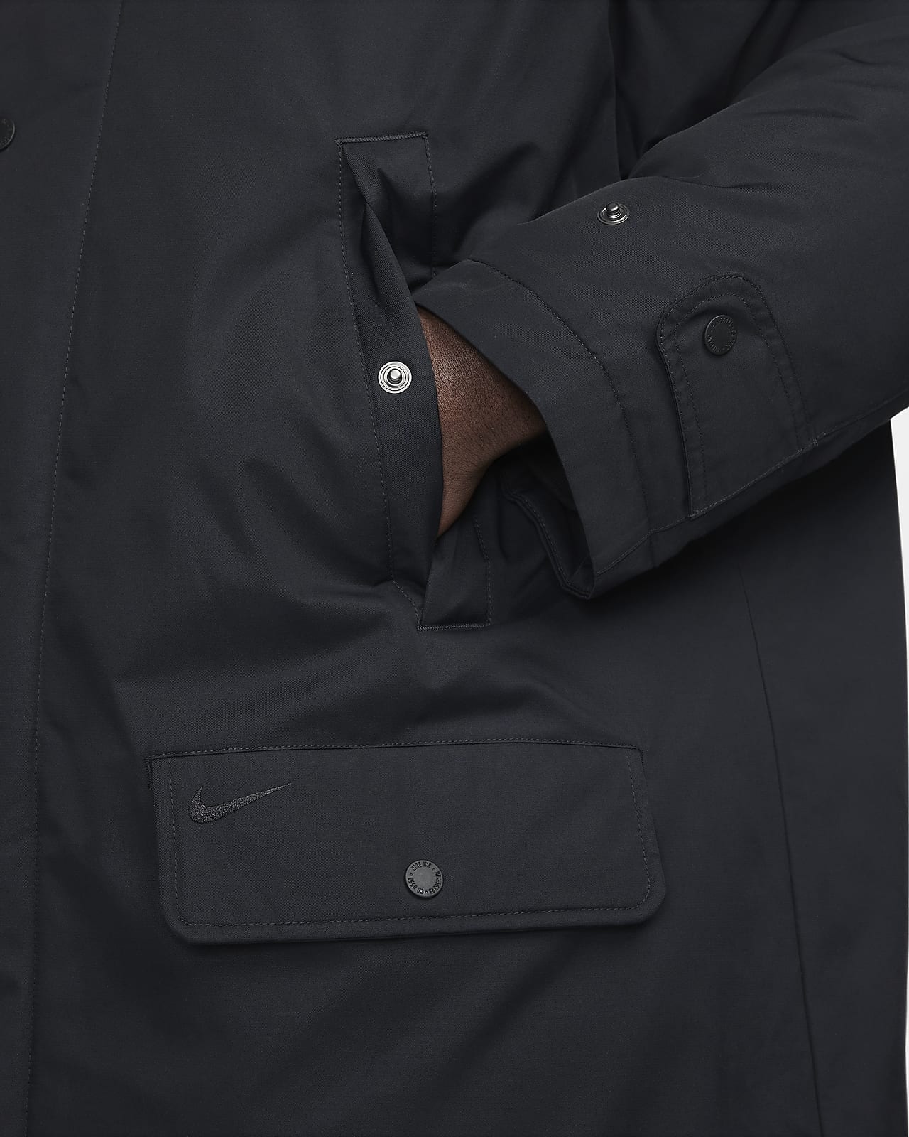 Nike Sportswear Synthetic-Fill Parka Jacket Black - FW23 - US