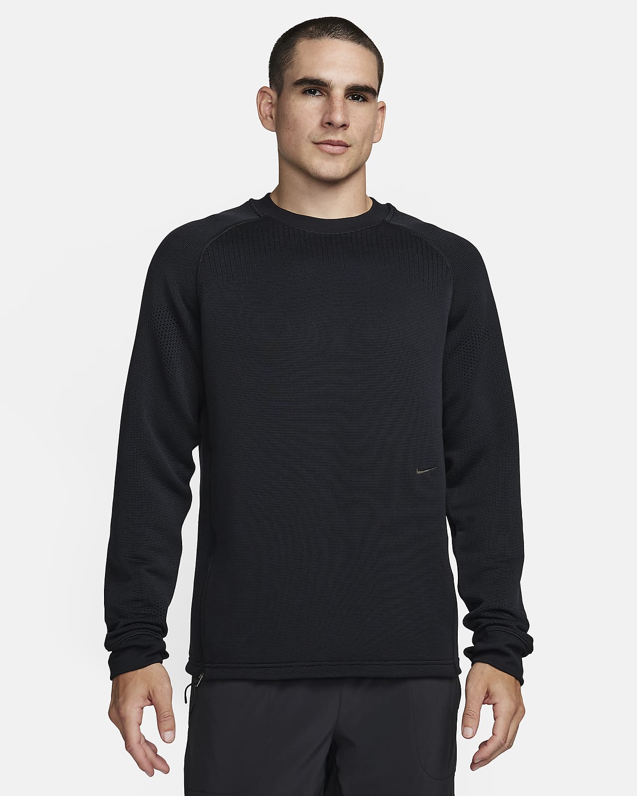 Nike A.P.S. Męska uniwersalna bluza z półokrągłym dekoltem Therma-FIT ADV