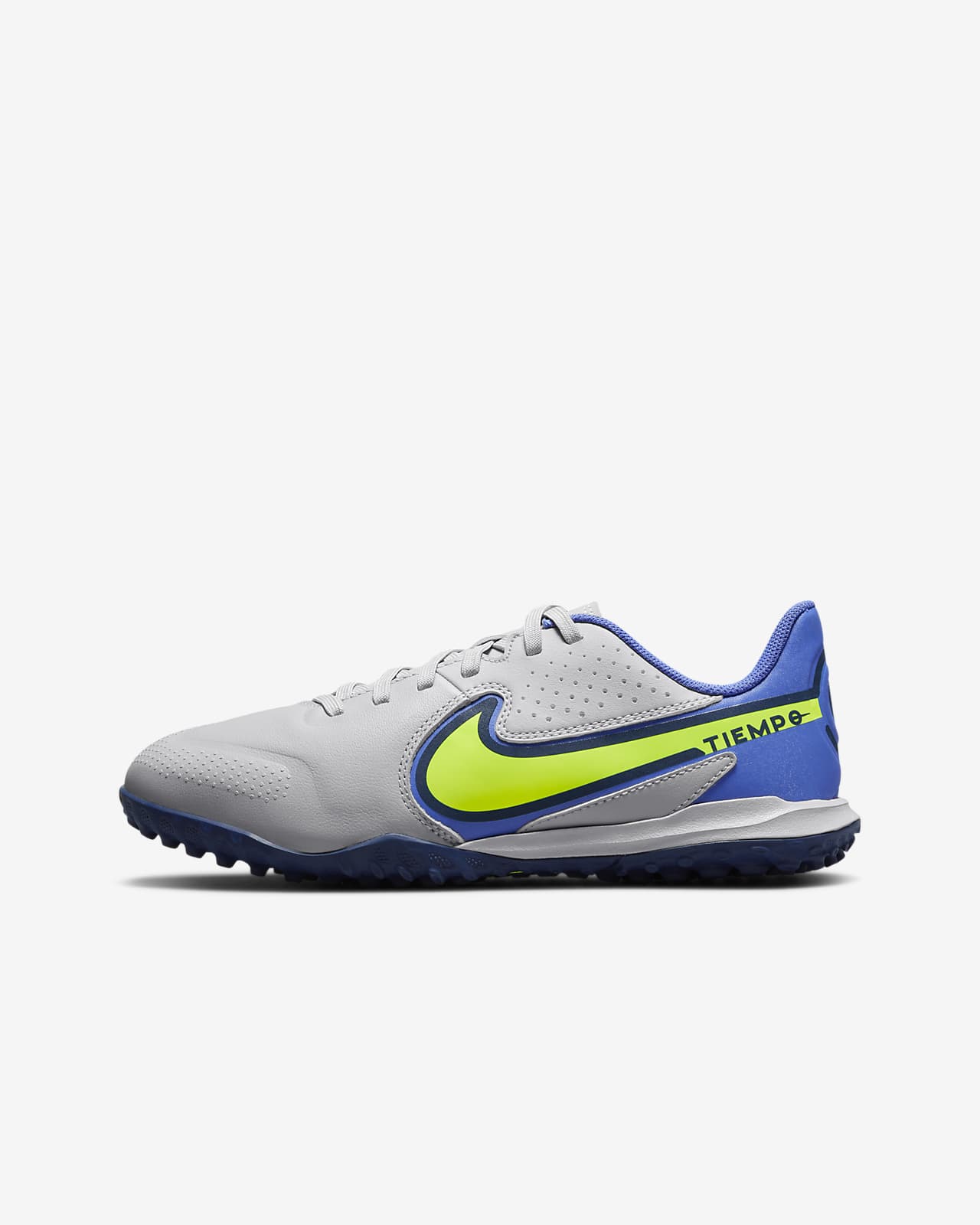 Calzado de fútbol para pasto sintético (turf) para niños talla  pequeña/grande Nike Jr. Tiempo Legend 9 Academy TF. Nike.com