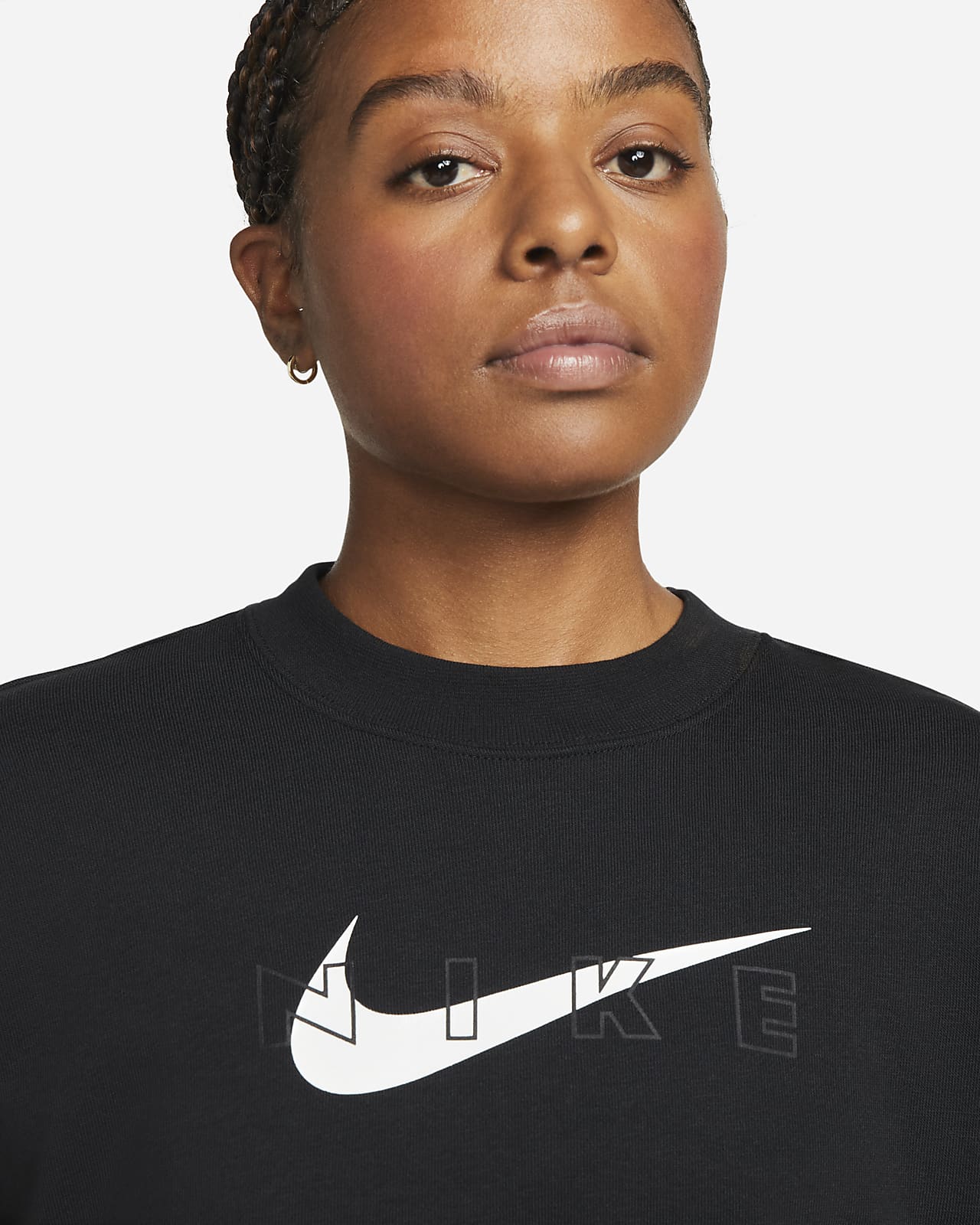 Nike Dri-FIT Get Fit Trainings-Sweatshirt mit Grafik und ...