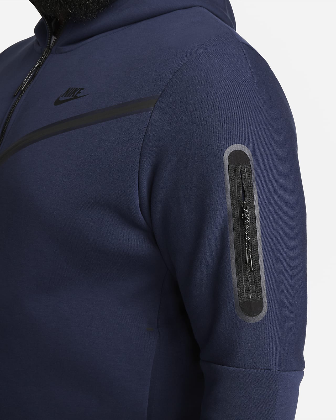 Activewear Mens Jacket in Full-Zip Fleece and Long Sleeves 