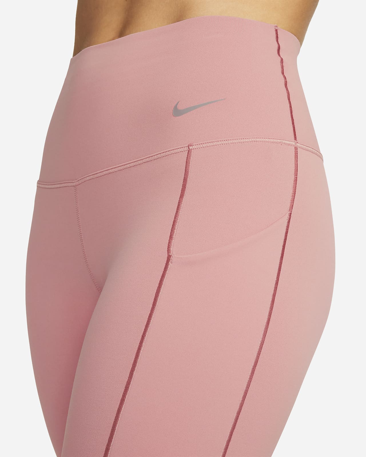 Nike Leggings Mulher W Np Df Mr 7/8 Tght Aop fb5484-620 XS Vermelho