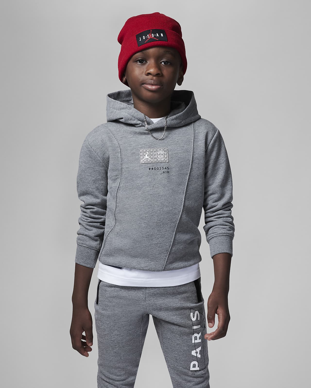maling Andragende score Jordan Younger Kids' Paris Saint-Germain French Terry Pullover Hoodie. Nike  LU