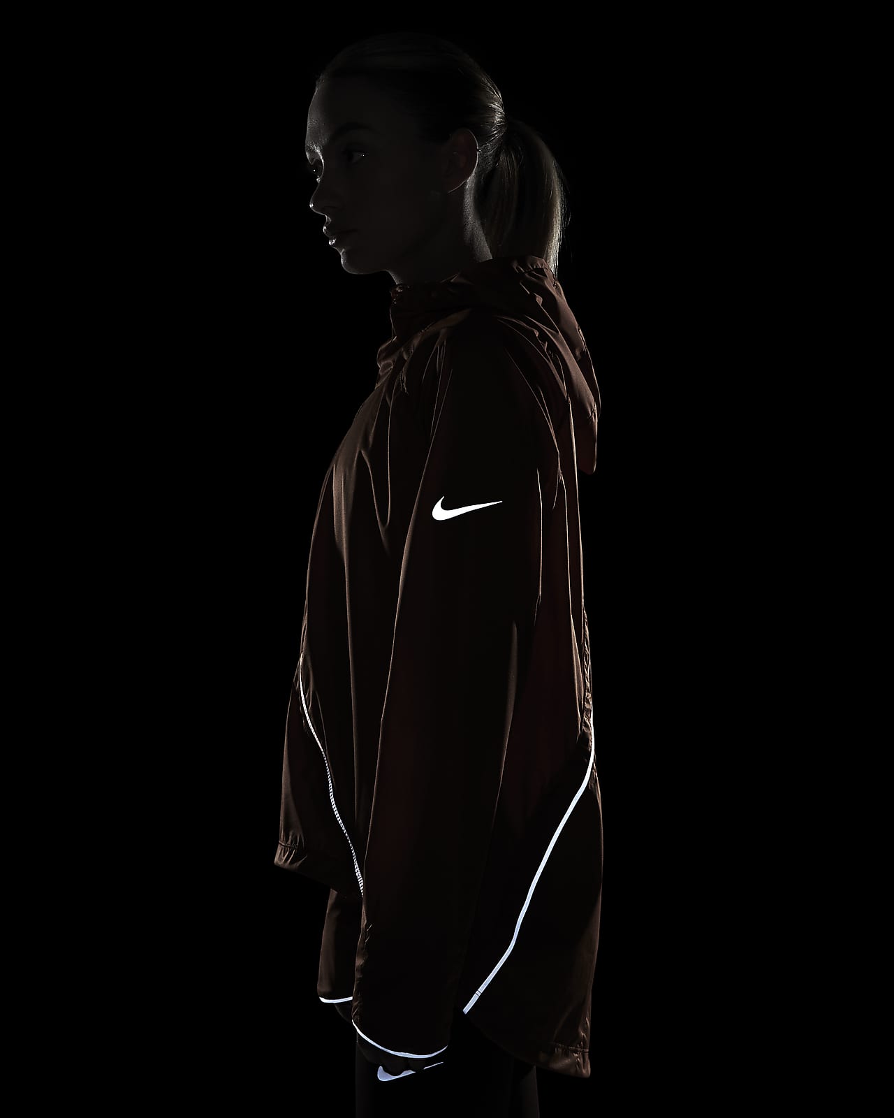 giacca nike donna marrone