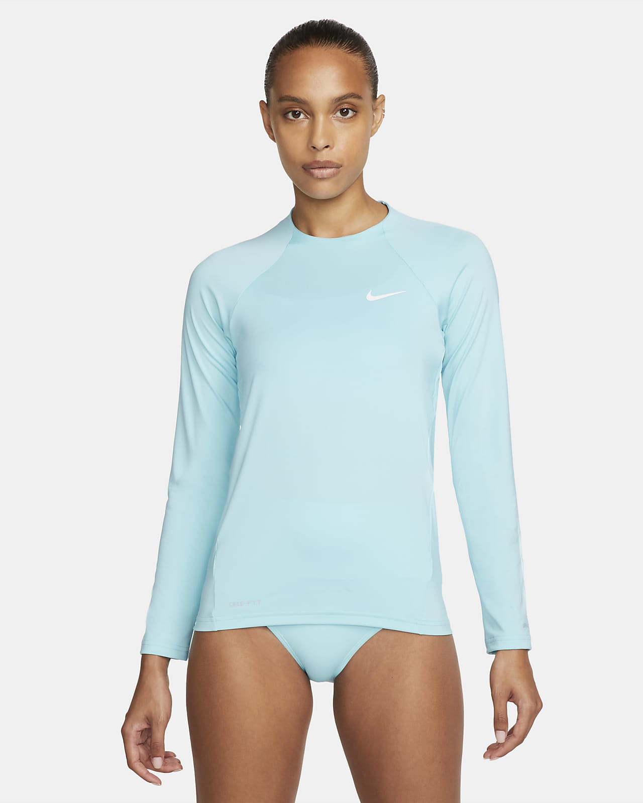 Camiseta Hydroguard de natación de manga larga para mujer Nike Essential