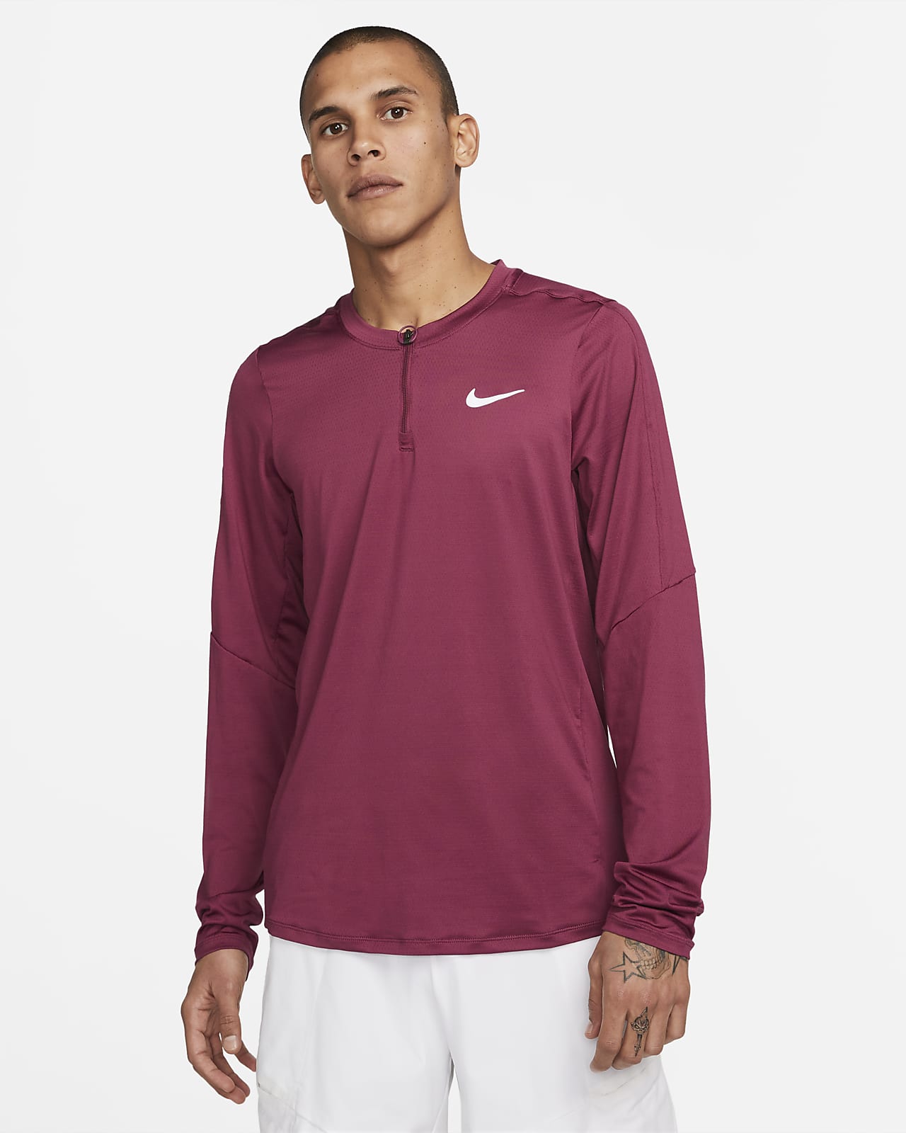 NikeCourt Dri-FIT Men's Half-Zip Tennis Top. Nike LU