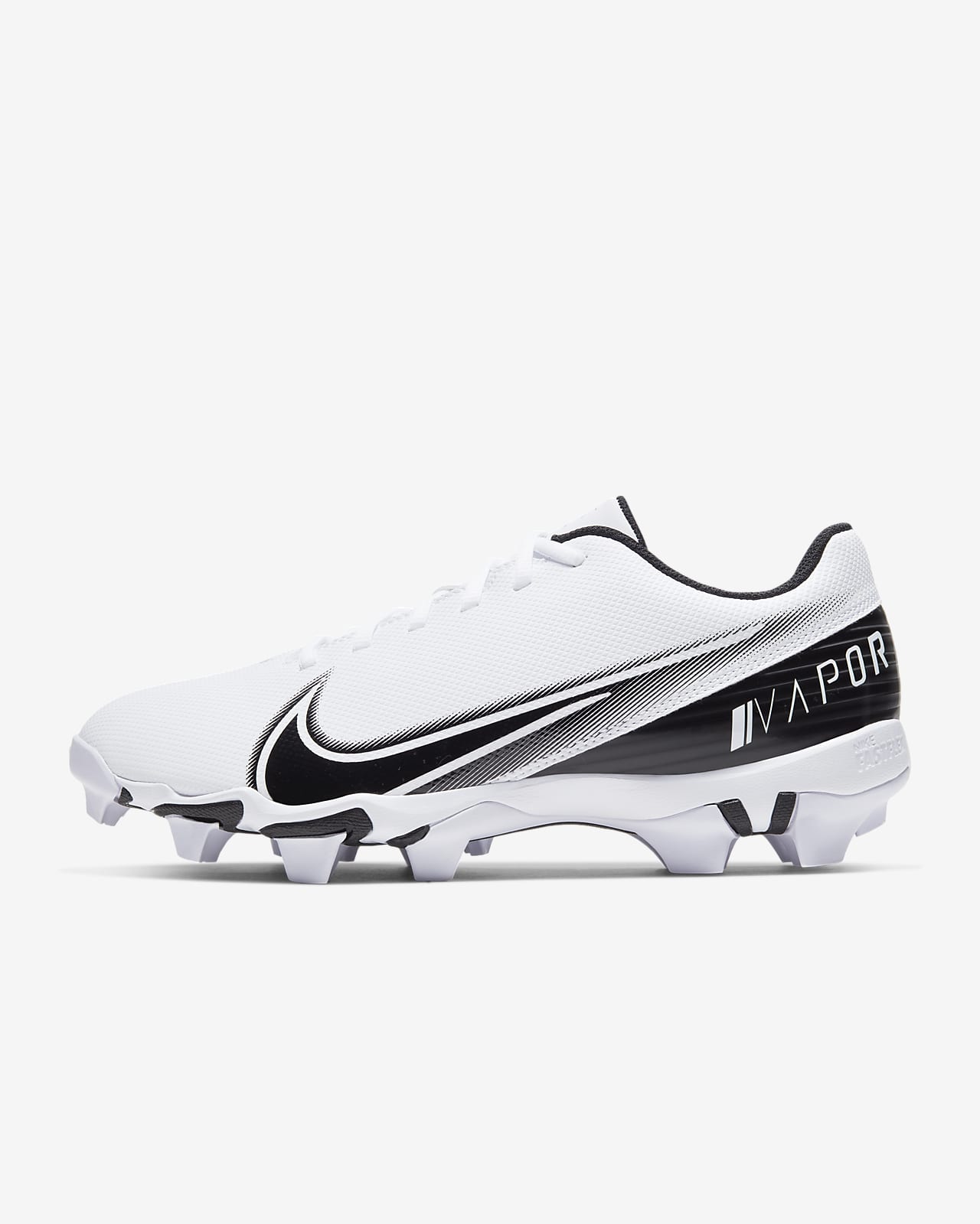 white nike low top football cleats