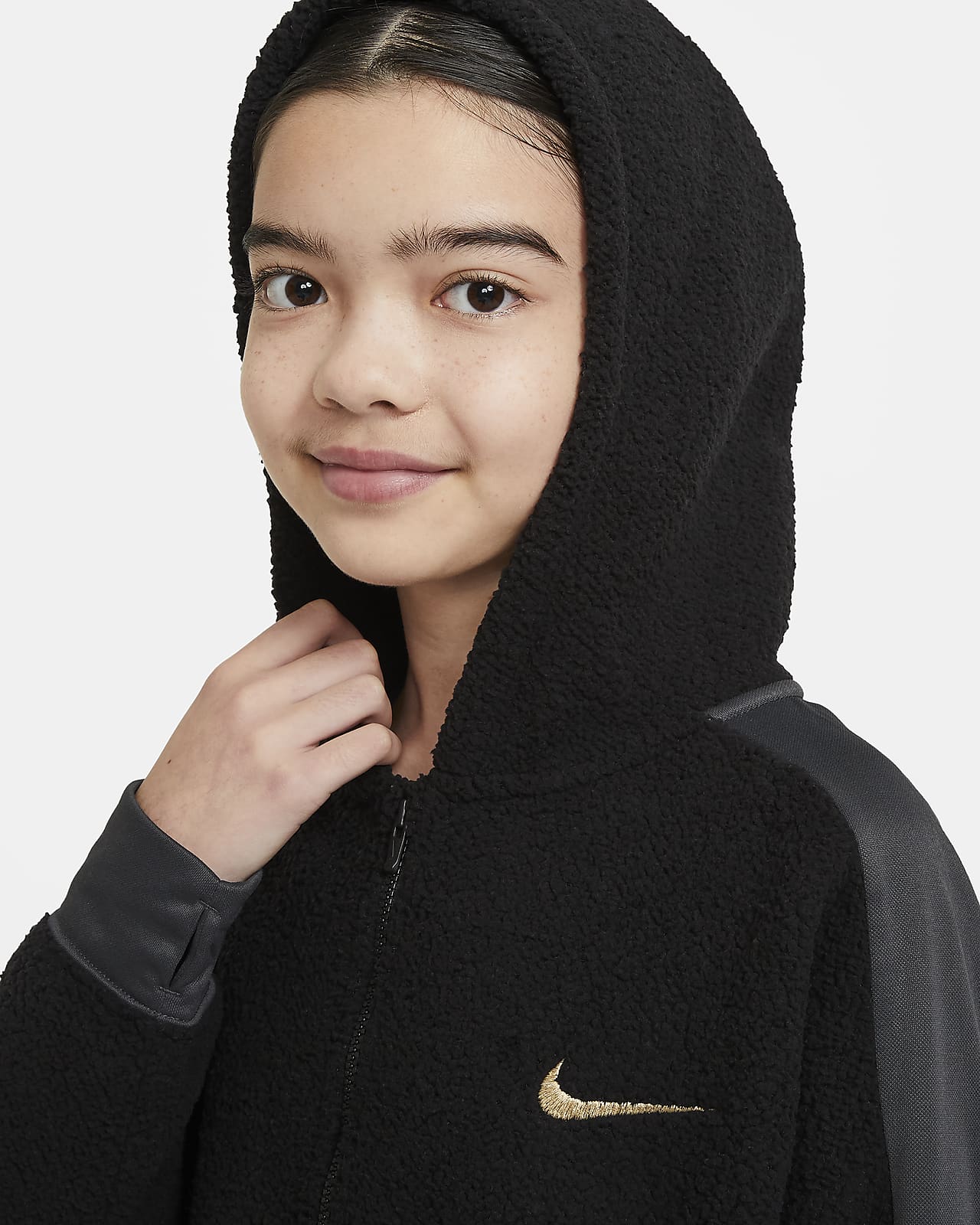nike therma hoodie girls