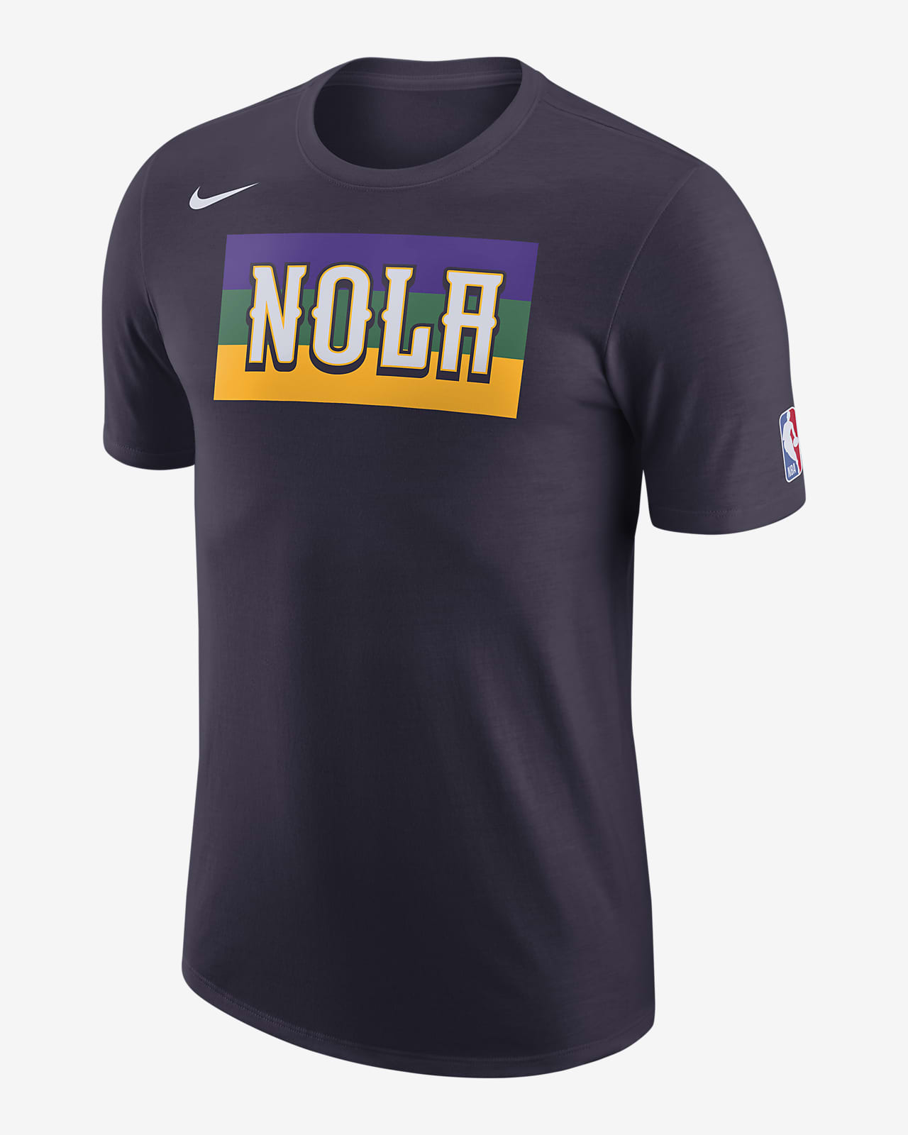 New Orleans Pelicans City Edition Men's Nike NBA Logo T-Shirt. Nike NZ