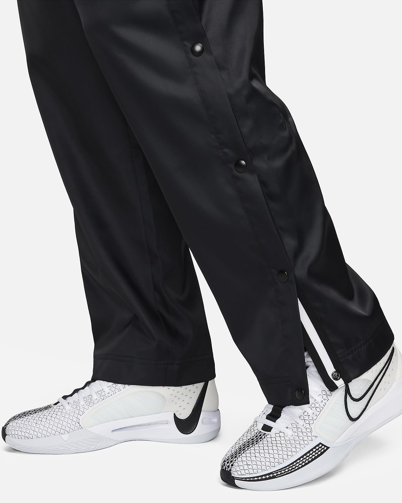 Beige Nike Authentics Tear-Away Pants