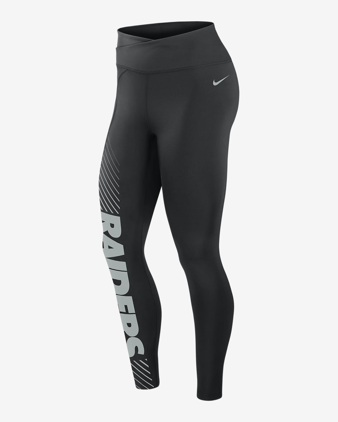 NEW Nike Dri-Fit Graphic Running Tights - Black - XXL