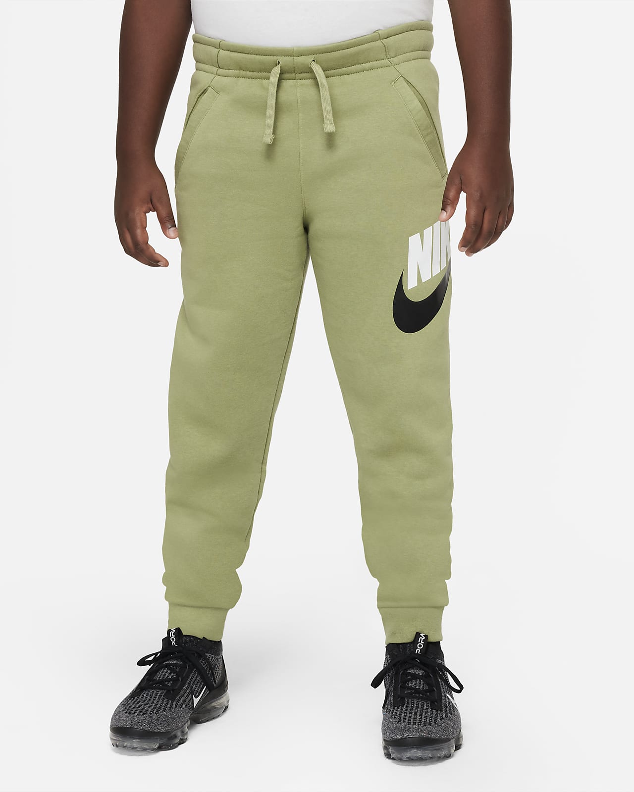 Gray Capri Joggers Mens M drawstring neon Zip Pockets Activewear Trendy 
