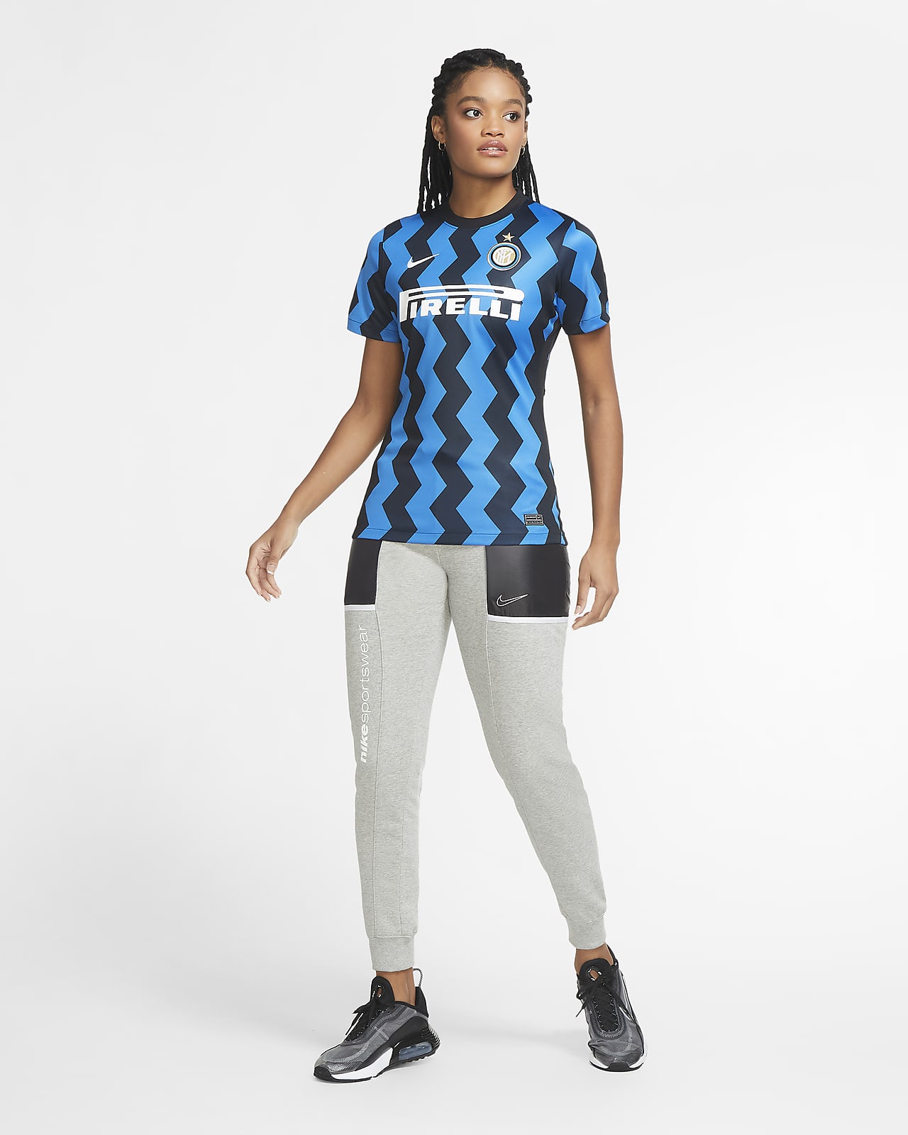 Primera equipación Stadium Inter de Milán 2020/21 Camiseta de fútbol - Mujer. Nike ES