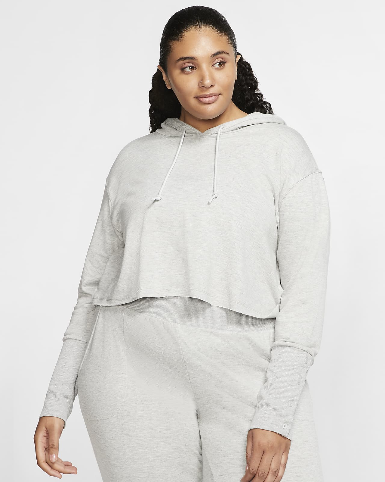 plus size cropped sweatshirt